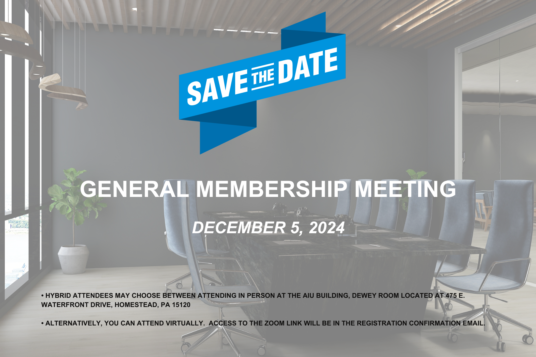 December General Membership Meeting